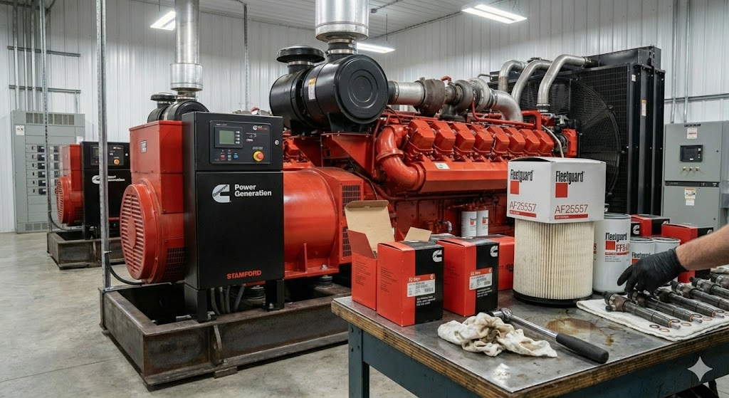 Camins jeneratör yedek parça ve filtre seti