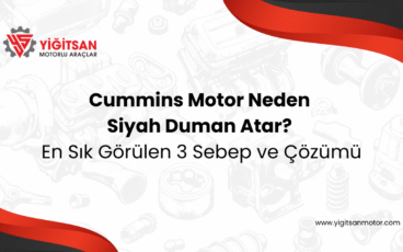 Cummins Motor Neden Siyah Duman Atar? En Sık Görülen 3 Sebep ve Çözümü