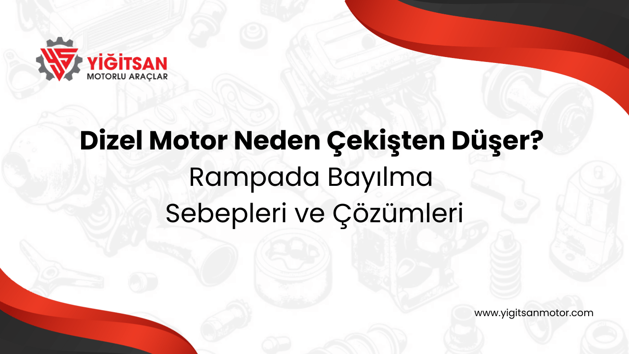 Dizel motor çekişten düştü