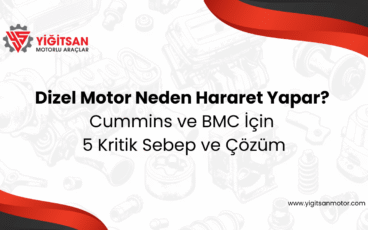 Dizel Motor Neden Hararet Yapar? Cummins ve BMC İçin 5 Kritik Sebep ve Çözüm
