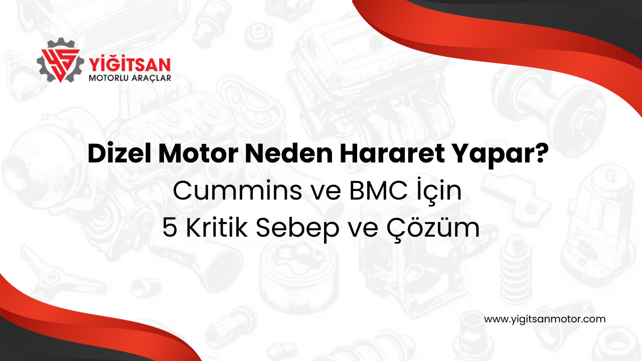 Dizel Motor Hararet Göstergesi Cummins Bmc